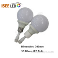 80 mm DMX RGB Led-lamp